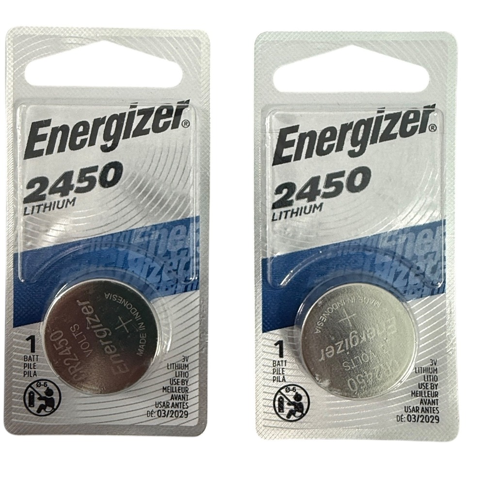 Energizer 2450 Lithium Coin Battery 3V Cell Batteries Expiration 03/2029‎ New